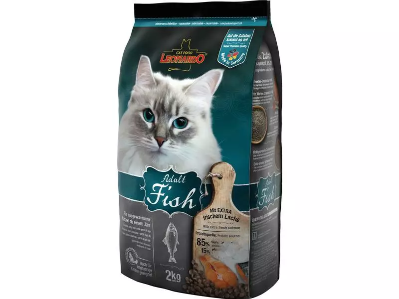 Leonardo Cat Food Trockenfutter Adult Fisch, 2 kg 3 Leonardo Cat Food Trockenfutter Adult Fisch, 2 kg