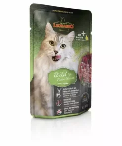 Leonardo Cat Food Nassfutter Wild & Heidelbeeren, 85 g