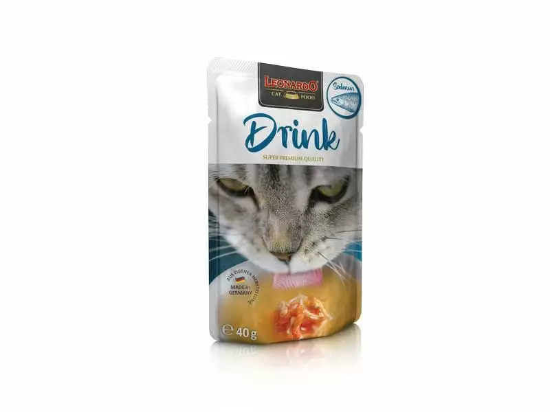 Leonardo Cat Food Katzen-Snack Drink Lachs, 20 x 40 g 4 Leonardo Cat Food Katzen-Snack Drink Lachs, 20 x 40 g – Bild 2