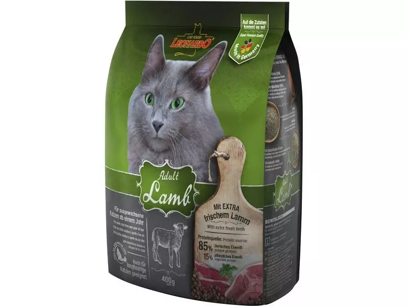 Leonardo Cat Food Trockenfutter Adult Lamm, 400 g 3 Leonardo Cat Food Trockenfutter Adult Lamm, 400 g