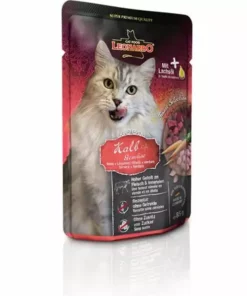 Leonardo Cat Food Nassfutter Kalb & Gemüse, 85 g