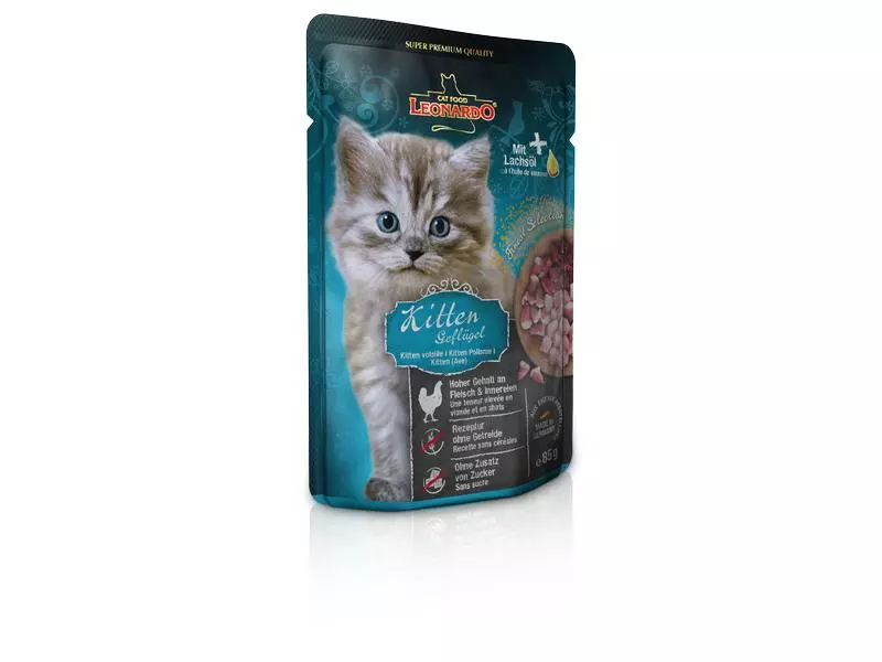 Leonardo Cat Food Nassfutter Kitten Geflügel, 85 g 3 Leonardo Cat Food Nassfutter Kitten Geflügel, 85 g
