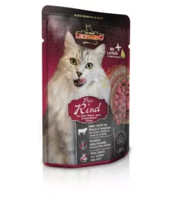 Leonardo Cat Food Nassfutter Rind Pur, 85 g