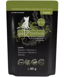 Catz finefood Nassfutter Purrrr No.105 Lachs, 80 g