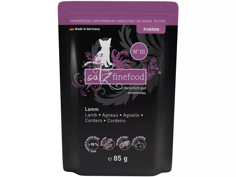 Catz finefood Nassfutter Purrrr No.111 Lamm, 85 g 3 Catz finefood Nassfutter Purrrr No.111 Lamm, 85 g