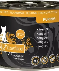 Catz finefood Nassfutter Purrrr No.107 Känguru, 200 g