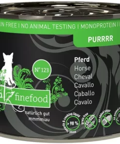 Catz finefood Nassfutter Purrrr No.123 Pferd, 6 x 200 g
