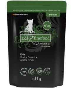 Catz finefood Nassfutter Purrrr No.115 Ente, 85 g