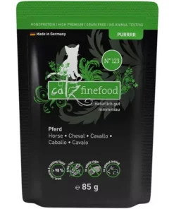 Catz finefood Nassfutter Purrrr No.123 Pferd, 85 g