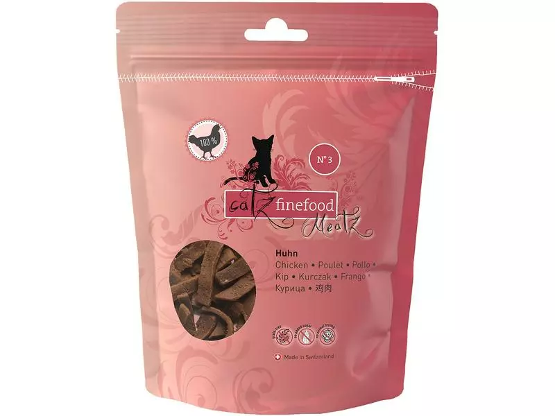 Catz finefood Katzen-Snack Meatz No.03 Huhn, 45 g 3 Catz finefood Katzen-Snack Meatz No.03 Huhn, 45 g