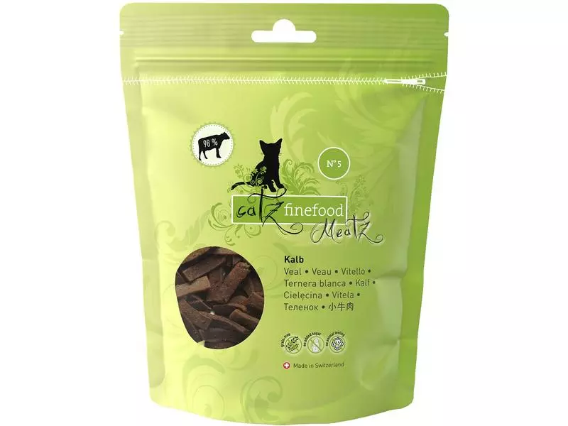 Catz finefood Katzen-Snack Meatz No.05 Kalb, 45 g 3 Catz finefood Katzen-Snack Meatz No.05 Kalb, 45 g