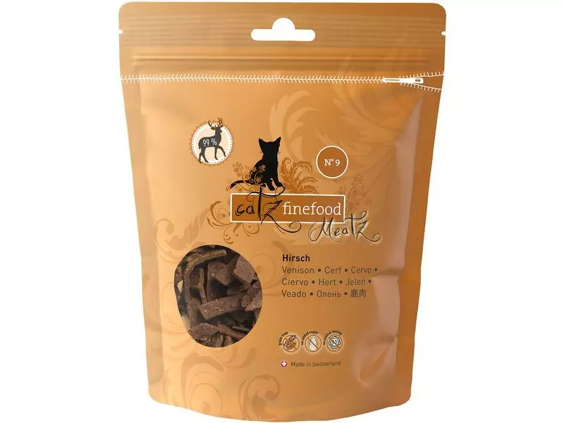 Catz finefood Katzen-Snack Meatz No.09 Hirsch, 45 g 3 Catz finefood Katzen-Snack Meatz No.09 Hirsch, 45 g