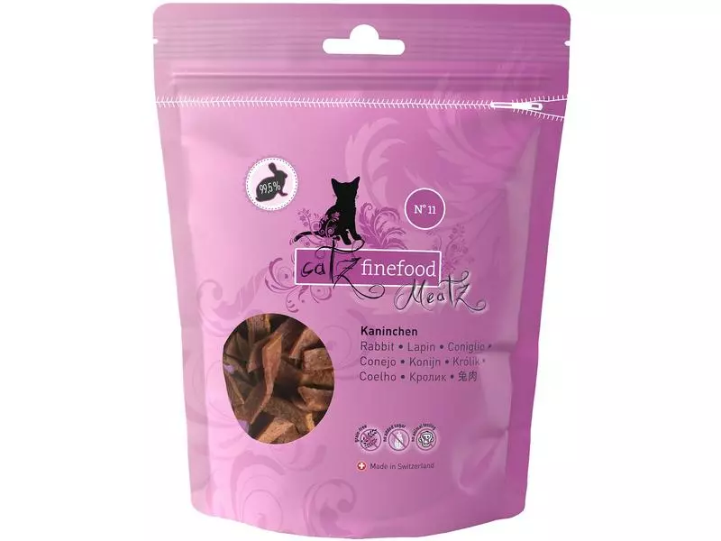 Catz finefood Katzen-Snack Meatz No.11 Kaninchen, 45 g 3 Catz finefood Katzen-Snack Meatz No.11 Kaninchen, 45 g