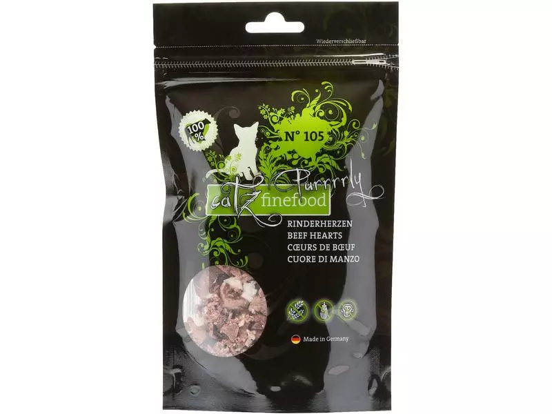 Catz finefood Katzen-Snack Purrrrly No.105 Rinderherzen, 35 g 3 Catz finefood Katzen-Snack Purrrrly No.105 Rinderherzen, 35 g
