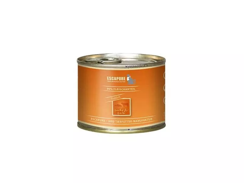 Escapure Nassfutter Topferl Lachs & Kalb, 200 g 3 Escapure Nassfutter Topferl Lachs & Kalb, 200 g