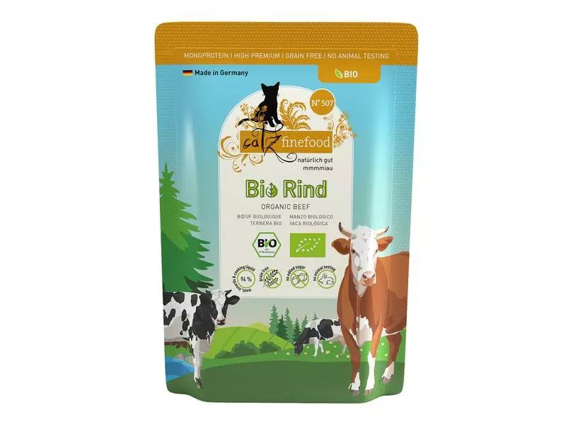 Catz finefood Nassfutter Bio No.507 Rind, 85 g 3 Catz finefood Nassfutter Bio No.507 Rind, 85 g