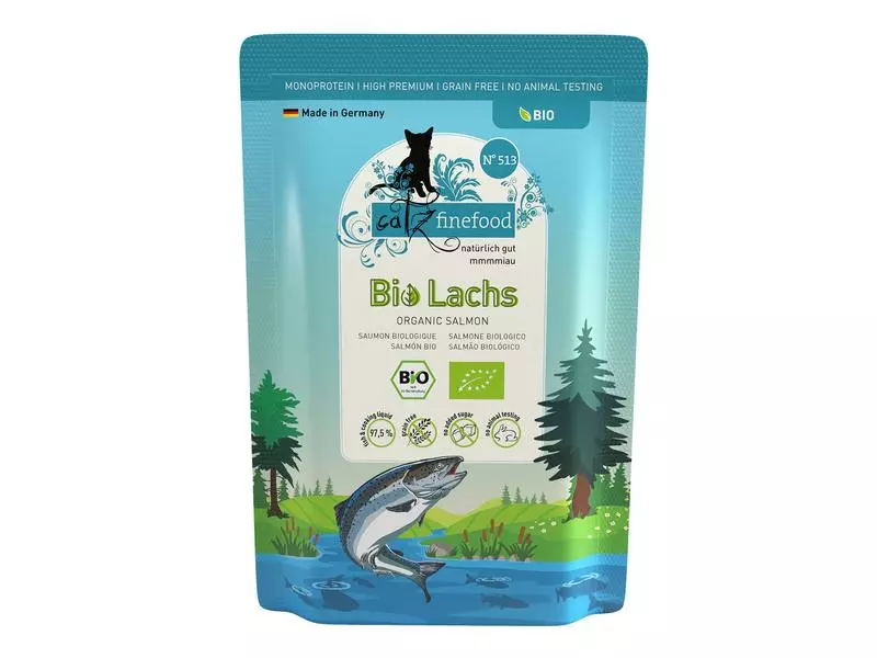 Catz finefood Nassfutter Bio No.513 Lachs, 85 g 3 Catz finefood Nassfutter Bio No.513 Lachs, 85 g