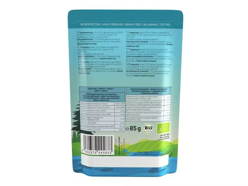 Catz finefood Nassfutter Bio No.513 Lachs, 85 g 4 Catz finefood Nassfutter Bio No.513 Lachs, 85 g – Bild 2