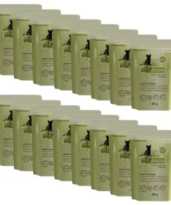 Catz finefood Nassfutter No.05 Lachs & Geflügel, 16 x 85 g