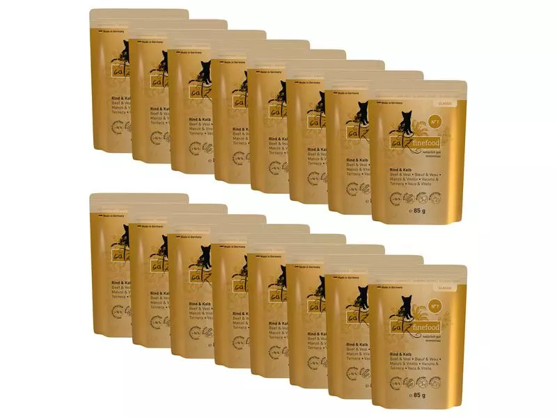 Catz finefood Nassfutter No.07 Rind & Kalb, 16 x 85 g 3 Catz finefood Nassfutter No.07 Rind & Kalb, 16 x 85 g