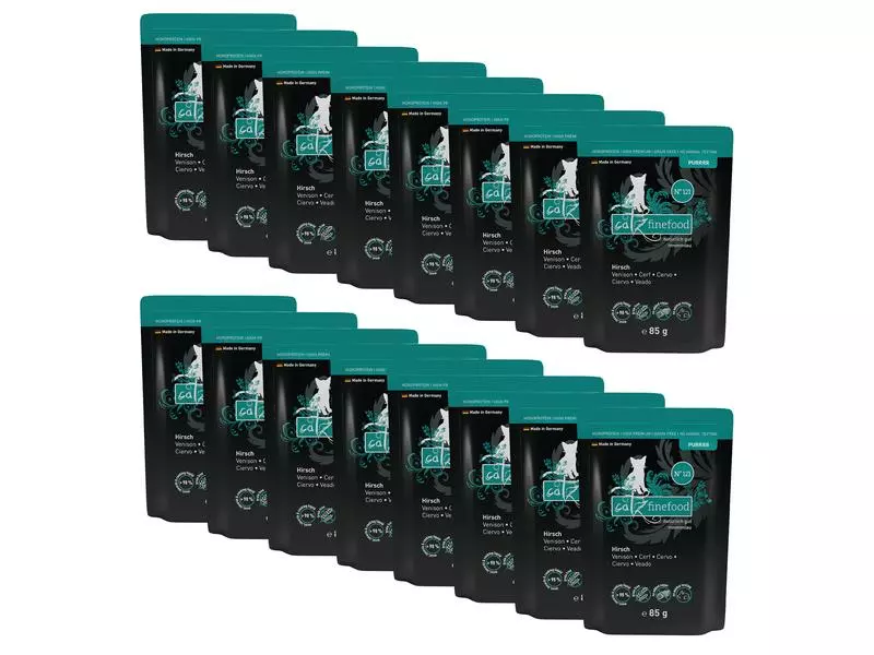 Catz finefood Nassfutter Purrrr No.121 Hirsch, 16 x 85 g 3 Catz finefood Nassfutter Purrrr No.121 Hirsch, 16 x 85 g