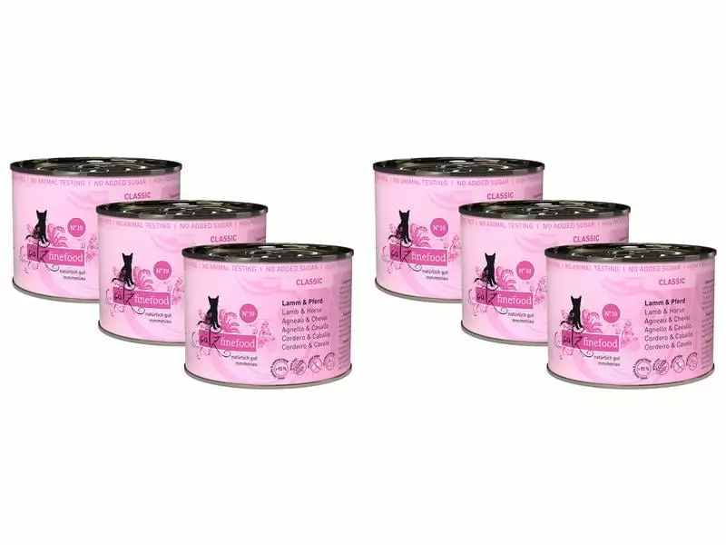 Catz finefood Nassfutter No.19 Lamm & Pferd, 6 x 200 g 3 Catz finefood Nassfutter No.19 Lamm & Pferd, 6 x 200 g