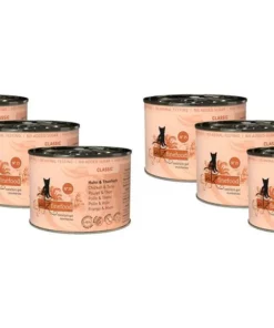 Catz finefood Nassfutter No.25 Huhn & Thunfisch, 6 x 200 g