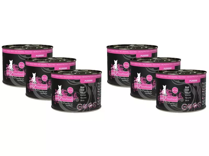 Catz finefood Nassfutter Purrrr No.119 Rind, 6 x 200 g 3 Catz finefood Nassfutter Purrrr No.119 Rind, 6 x 200 g