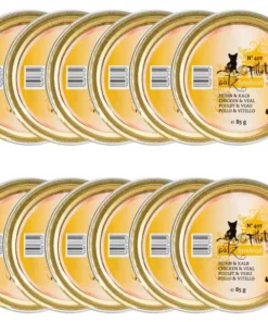 Catz finefood Nassfutter Fillets No.407 Huhn & Kalb, 12 x 85 g