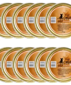 Catz finefood Nassfutter Fillets No.409 Pute, Huhn & Kaninchen, 12 x 85 g