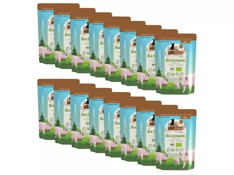 Catz finefood Nassfutter Bio No.509 Schwein, 12 x 85 g 3 Catz finefood Nassfutter Bio No.509 Schwein, 12 x 85 g