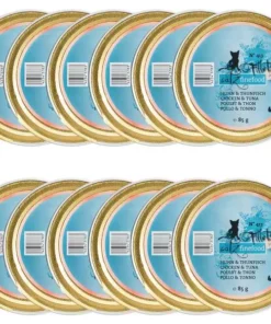 Katzenwelt Verkaufsgeschäft 30 Catz finefood Nassfutter Fillets No.413 Huhn & Thunfisch, 12 x 85 g