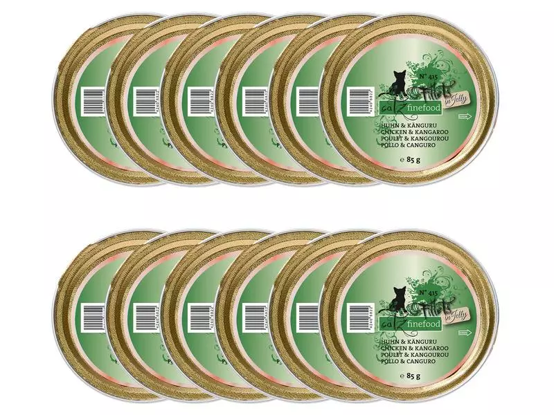 Catz finefood Nassfutter Fillets No.415 Huhn & Känguru, 12 x 85 g 3 Catz finefood Nassfutter Fillets No.415 Huhn & Känguru, 12 x 85 g