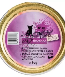 Catz finefood Nassfutter Fillets No.411 Pute, Huhn & Lamm, 85 g