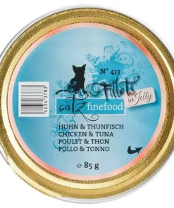 Catz finefood Nassfutter Fillets No.413 Huhn & Thunfisch, 85 g