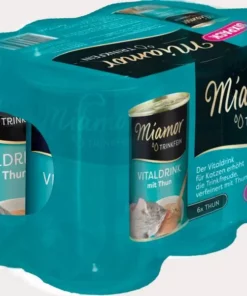 Miamor Katzen-Snack Dose Trinkfein Vitaldrink Thunfisch, 6 x 135 ml