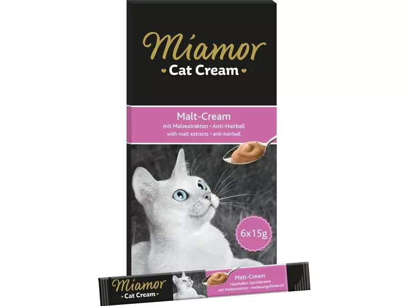 Miamor Katzen-Snack Malt Cream, 6 x 15 g 3 Miamor Katzen-Snack Malt Cream, 6 x 15 g