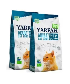 Yarrah Bio-Trockenfutter Adult Fisch 2 x 2.4 kg