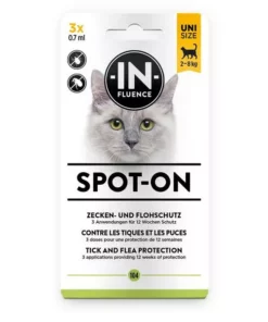 IN-FLUENCE Anti-Parasit-Tropfen Spot-On, 3 x 0.7 ml