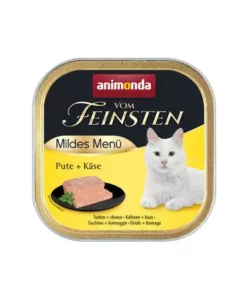 Animonda Nassfutter Vom Feinsten Mildes Menü Pute & Käse, 100 g