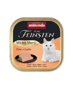 Animonda Nassfutter Vom Feinsten Mildes Menü Pute & Lachs, 100 g
