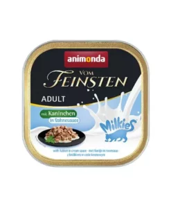 Animonda Nassfutter Vom Feinsten Milkies Kaninchen & Sahne, 100 g