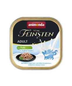 Animonda Nassfutter Vom Feinsten Milkies Pute in Joghurtsauce, 100 g