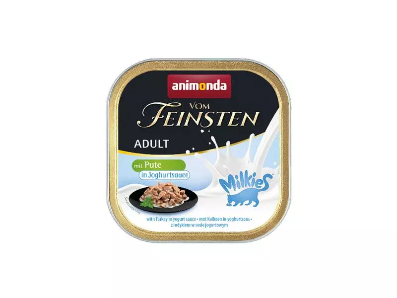 Animonda Nassfutter Vom Feinsten Milkies Pute in Joghurtsauce, 100 g 3 Animonda Nassfutter Vom Feinsten Milkies Pute in Joghurtsauce, 100 g