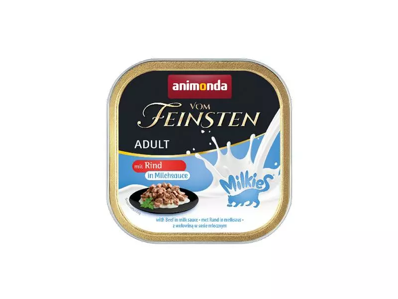 Animonda Nassfutter Vom Feinsten Milkies Rind & Milch, 32 x 100 g 4 Animonda Nassfutter Vom Feinsten Milkies Rind & Milch, 32 x 100 g – Bild 2