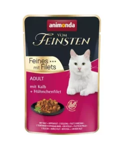 Animonda Nassfutter Vom Feinsten mit Filet Kalb & Huhn, 85 g