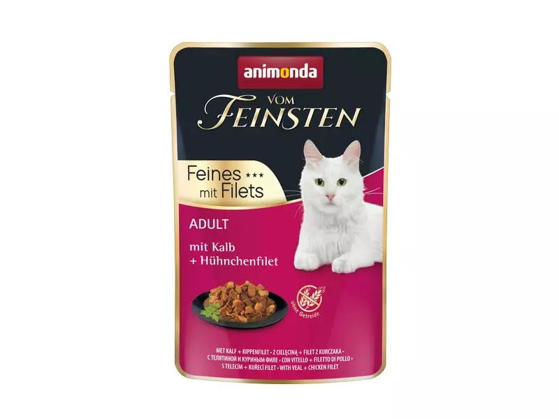 Animonda Nassfutter Vom Feinsten mit Filet Kalb & Huhn, 85 g 3 Animonda Nassfutter Vom Feinsten mit Filet Kalb & Huhn, 85 g