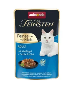 Animonda Nassfutter Vom Feinsten mit Filet Geflügel & Seelachs, 85 g