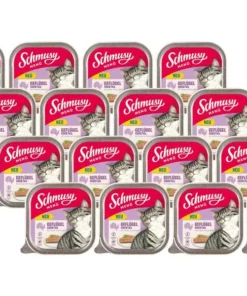 Schmusy Nassfutter Menü Geflügelcocktail, 16 x 100 g