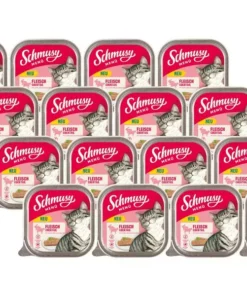 Schmusy Nassfutter Menü Fleischcocktail, 16 x 100 g